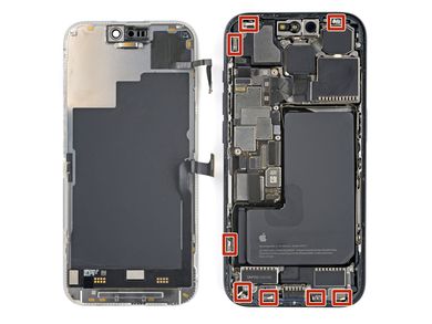 Removing the iPhone 15 Pro display